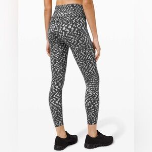 Lululemon Fast and Free Tight II Non-Reflective Nulux Pace Graphite Grey Multi 4